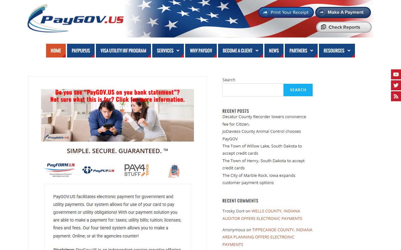 Clay County Clerk PayGov court payment channel