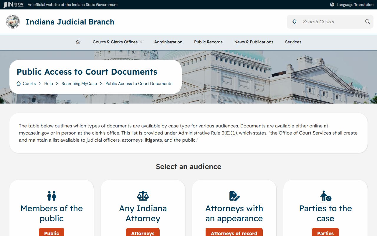 Clay County court records document access lookup