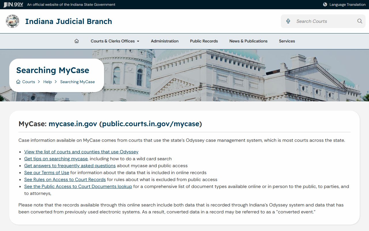 Clay County court records MyCase help