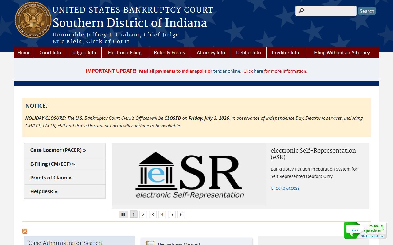 Clay County traffic court records and separate federal court source