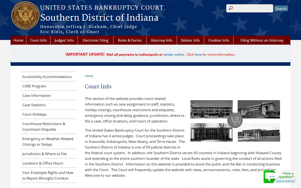 Clay County warrant records and federal court information